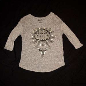 Lucky Brand 3/4 Sleeve Shirt